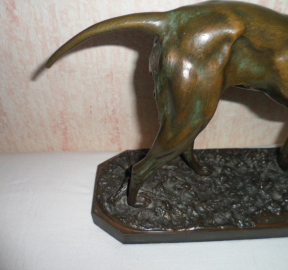 Скульптура "Пойнтер с дичью"